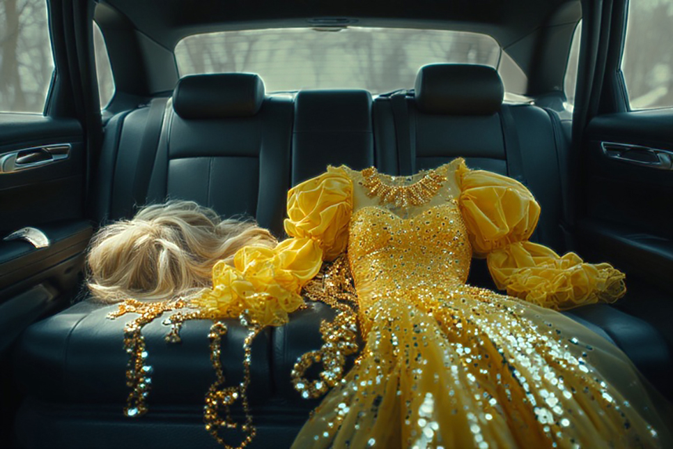 artwork for Shane Allison's poem Starter Kit Drag Queen