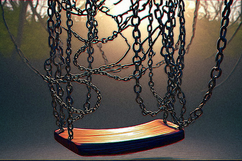 artwork for Kim Magowan's short story How to Keep Yourself from Floating All the Way Up