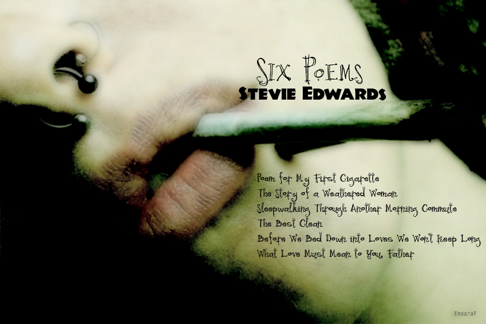 Artwork for Stevie Edwards' poems